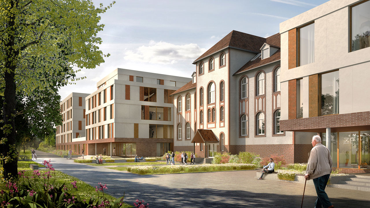Demnächst im Bau: Psychiatrie-Neubau Haus 1 in Kiel, Schwanenweg 20
